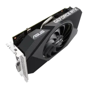 ASUS Phoenix NVIDIA GeForce RTX 3050 V2 Angled Top View