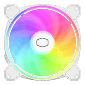 Cooler Master MasterFan MF140 HALO² White Front View