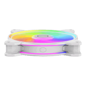 Cooler Master MasterFan MF140 HALO² White Side View