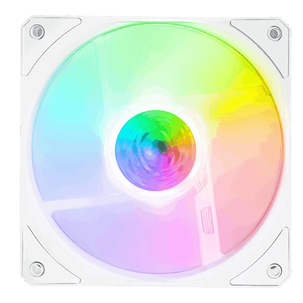 Cooler Master SickleFlow 120 ARGB White Front View