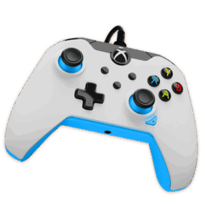 PDP Wired Controller - Ion White (Xbox X|S, Xbox One, PC)