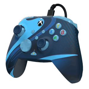 PDP Rematch Glow Wired Controller - Blue Tide (Xbox X|S, Xbox One, PC)