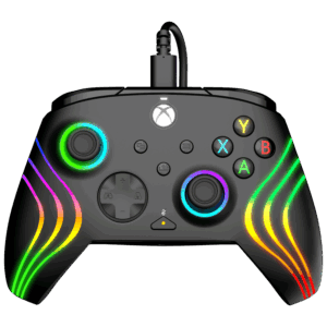 PDP AfterGlow Wave Wired Controller - Black (Xbox X|S, Xbox One, PC)