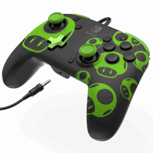 PDP Nintendo Switch Rematch Wired Controller - 1-Up Glow in the Dark