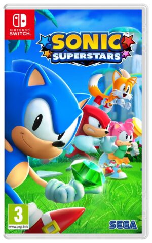 Sonic Superstars Box Art NSW