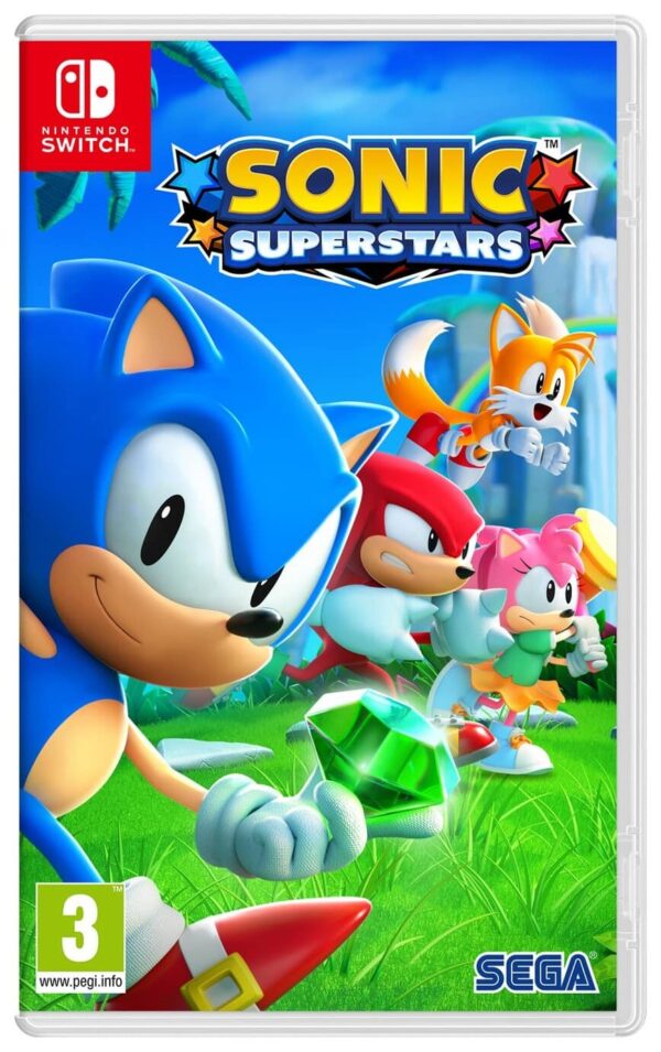 Sonic Superstars Box Art NSW