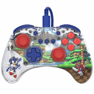 PDP Nintendo Switch REALMz Wired Controller - Sonic Green Hill Zone