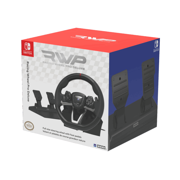 HORI Racing Wheel Pro Deluxe for Nintendo Switch and PC