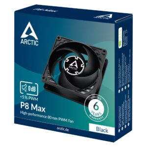 Arctic P8 Max High-Performance 80mm PWM Case Fan