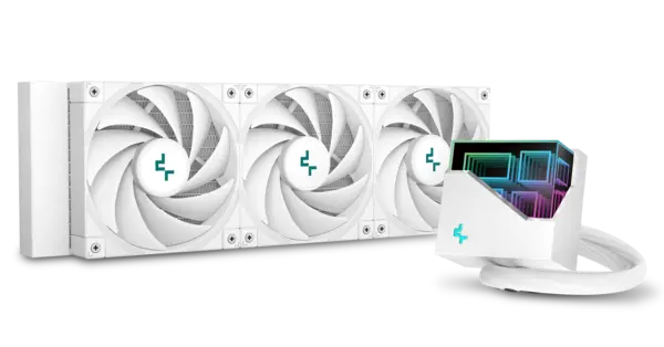 DeepCool LT720 360mm All-In-One Liquid CPU Cooler - White