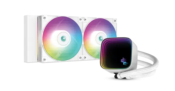 DeepCool LS520 SE 240mm All-In-One Liquid CPU Cooler - White
