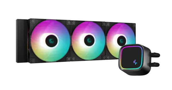 DeepCool LE720 360mm ARGB All-In-One Liquid CPU Cooler - Black