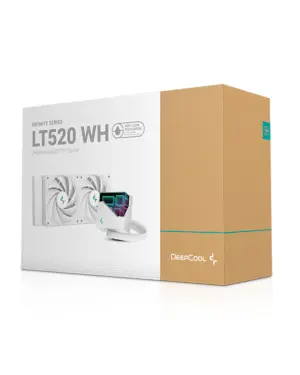 DeepCool LT520 240mm All-In-One Liquid CPU Cooler - White