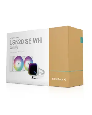 DeepCool LS520 SE 240mm All-In-One Liquid CPU Cooler - White