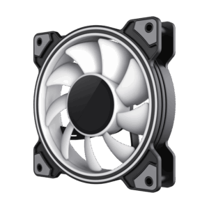 GameMax Dual Ring Infinity 120mm ARGB Case Fan - Black
