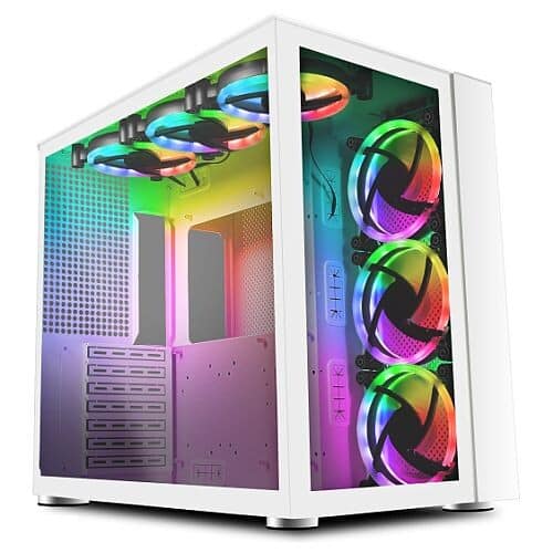 GameMax Infinity 6 Full White Gaming PC Case