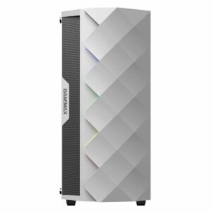 GameMax Diamond ARGB White Gaming PC Case