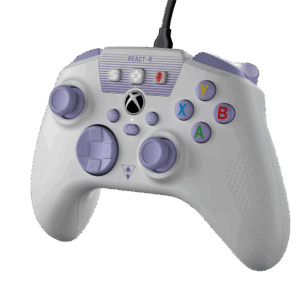 Turtle Beach REACT-R Wired Controller - White & Purple