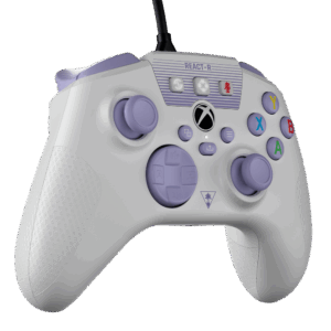 Turtle Beach REACT-R Wired Controller - White & Purple