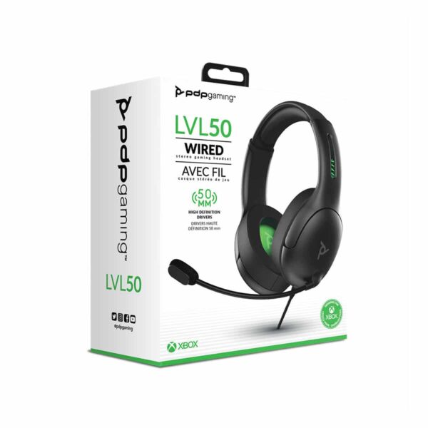 PDP LVL50 Wired Gaming Headset - Black (XBSX/One/PC)
