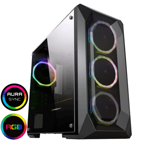 GameMax Kamikaze Pro ARGB Gaming PC Case