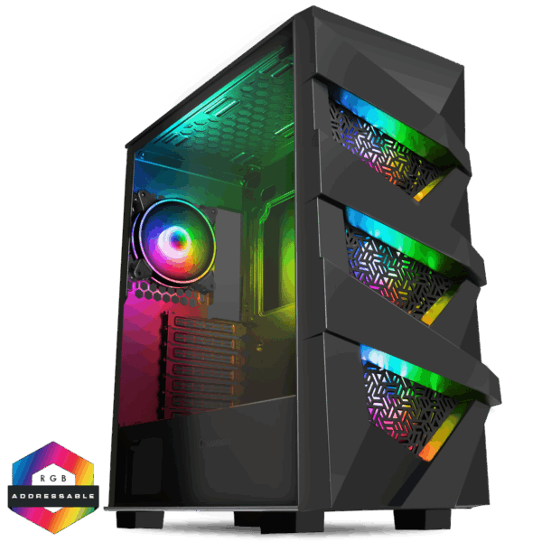 GameMax Vengeance ARGB Gaming PC Case