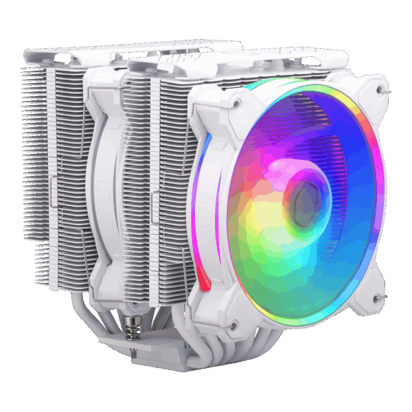 Cooler Master Hyper 622 Halo White Dual-Tower Intel & AMD Sockets CPU Cooler