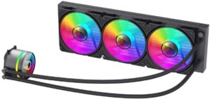 GameMax Iceburg 360mm ARGB All-In-One Liquid CPU Cooler - Black