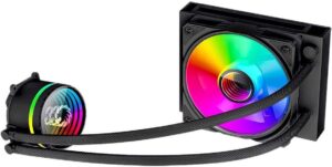 GameMax Iceburg 120mm ARGB All-In-One Liquid CPU Cooler - Black