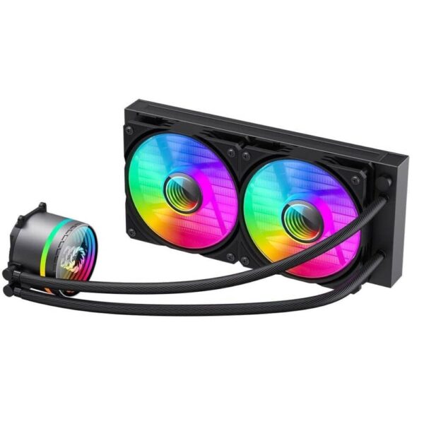 GameMax Iceburg 240mm ARGB All-In-One Liquid CPU Cooler - Black