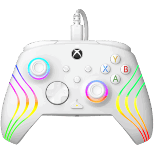 PDP AfterGlow Wave Wired Controller - White (Xbox X|S, Xbox One, PC)