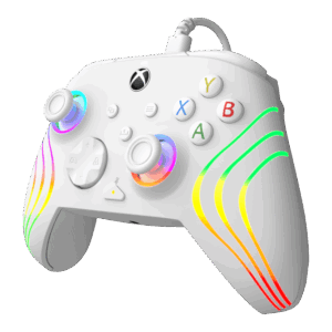 PDP AfterGlow Wave Wired Controller - White (Xbox X|S, Xbox One, PC)