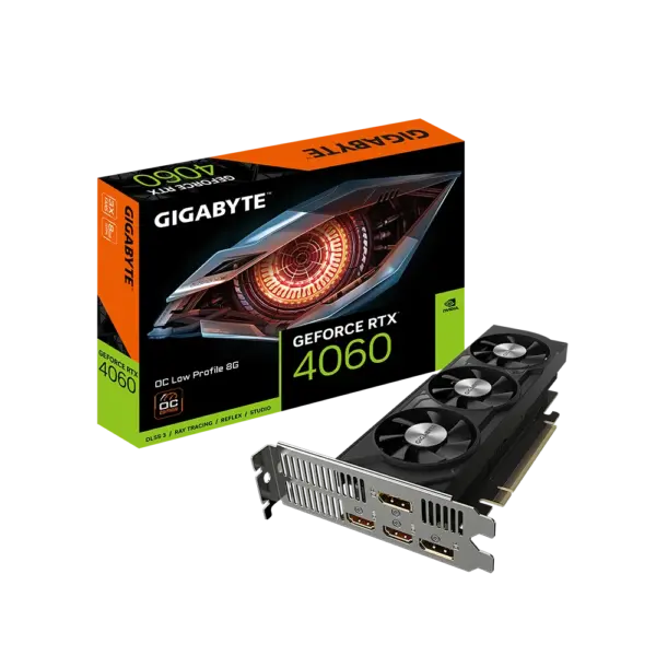 Gigabyte NVIDIA GeForce RTX 4060 OC Low Profile 8G GDDR6 Graphics Card