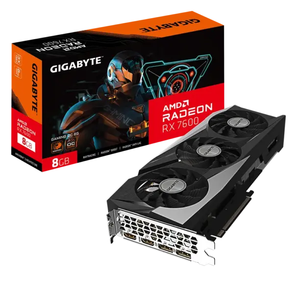 Gigabyte AMD Radeon RX 7600 Gaming OC 8G GDDR6 Graphics Card