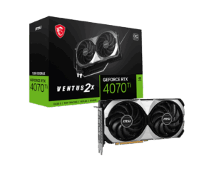 MSI NVIDIA GeForce RTX 4070 Ti VENTUS 2X 12G OC GDDR6X Graphics Card