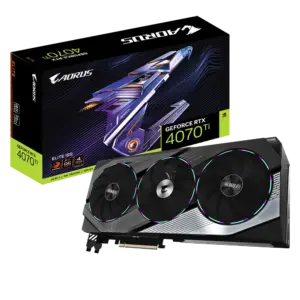 Gigabyte NVIDIA GeForce RTX 4070 Ti AORUS ELITE 12G GDDR6X Graphics Card