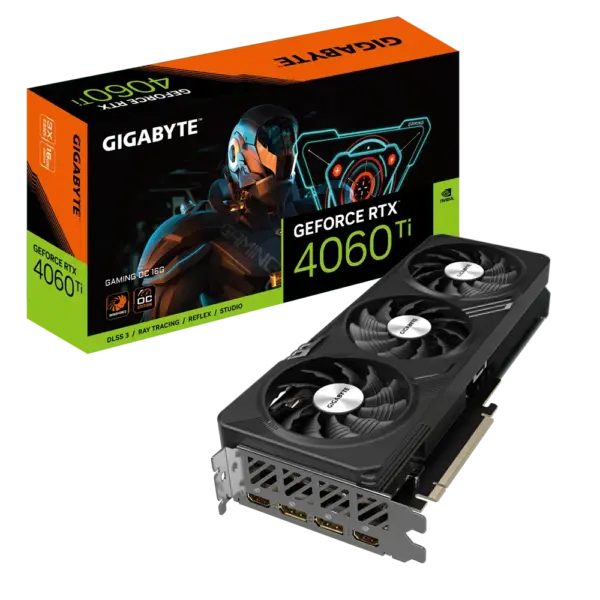 Gigabyte NVIDIA GeForce RTX 4060 Ti GAMING OC 16G GDDR6 Graphics Card