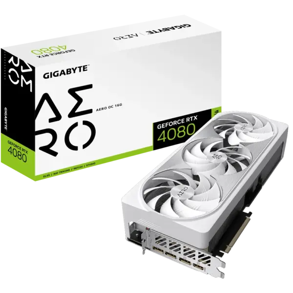 Gigabyte NVIDIA GeForce RTX 4080 AERO OC 16GB GDDR6X Graphics Card