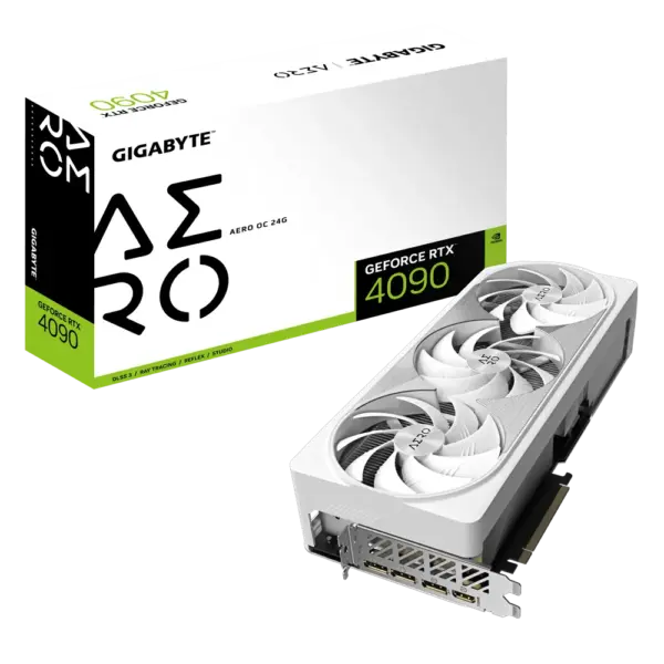 Gigabyte NVIDIA GeForce RTX 4090 AERO OC 24G GDDR6X Graphics Card