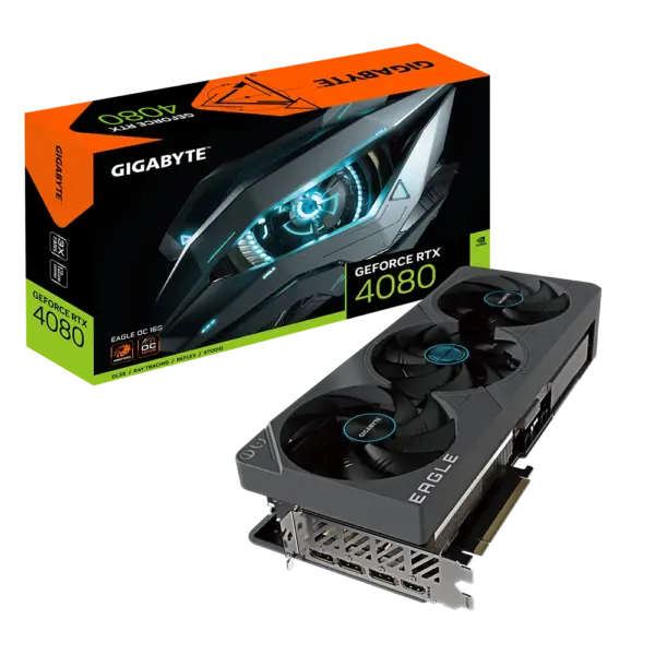 Gigabyte NVIDIA GeForce RTX 4080 EAGLE OC 16GB GDDR6X Graphics Card