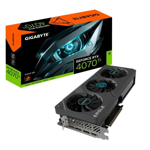 Gigabyte NVIDIA GeForce RTX 4070 Ti EAGLE 12G GDDR6X Graphics Card