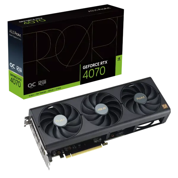 Asus ProArt NVIDIA GeForce RTX 4070 OC Edition 12GB GDDR6X Graphics Card