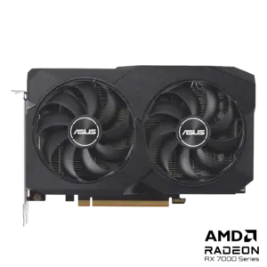 ASUS Dual AMD Radeon RX 7600 V2 OC Edition 8GB GDDR6 Graphics Card
