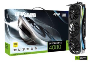 Zotac NVIDIA GeForce RTX 4080 AMP Extreme AIRO 16GB GDDR6X Graphics Card