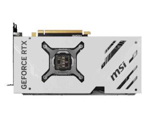 MSI NVIDIA GeForce RTX 4070 VENTUS 2X OC 12G GDDR6X WHITE Graphics Card Backplate