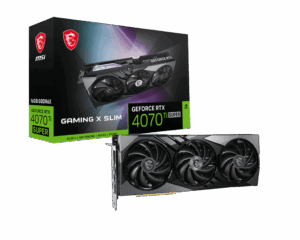 MSI GAMING GeForce RTX 4070 Ti SUPER 16G GAMING X SLIM & Box
