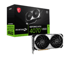 GeForce RTX 4070 Ti SUPER 16G VENTUS 2X OC Graphic Card & Box