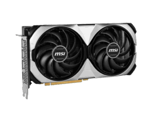 GeForce RTX 4070 Ti SUPER 16G VENTUS 2X OC Graphic Card Angled View