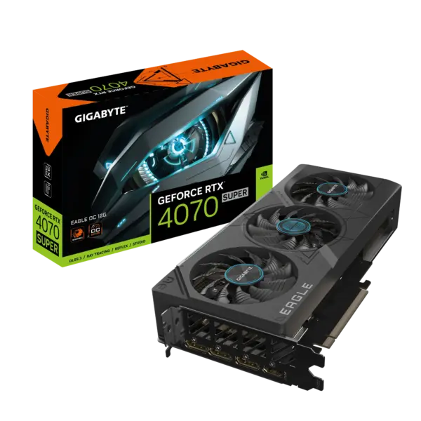 Gigabyte EAGLE GeForce RTX 4070 SUPER EAGLE OC & Box