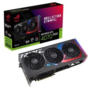 ASUS ROG STRIX NVIDIA RTX 4070 SUPER Graphics Card & Box
